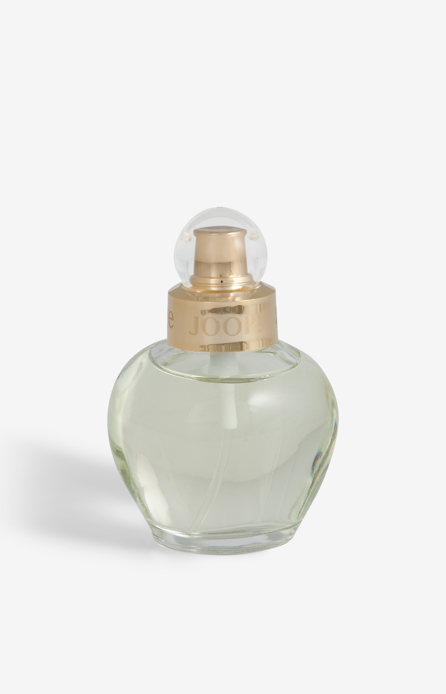 Front bottle view with the rounded stopper