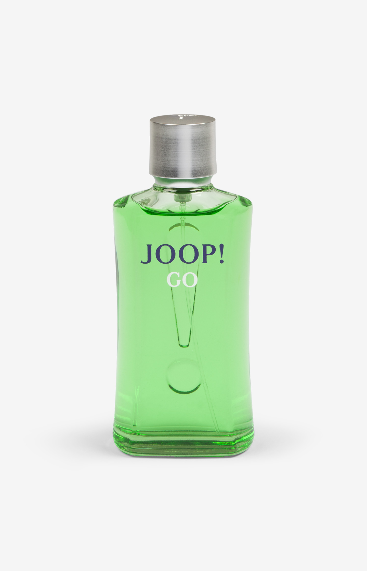 Front bottle view with the silver cap
