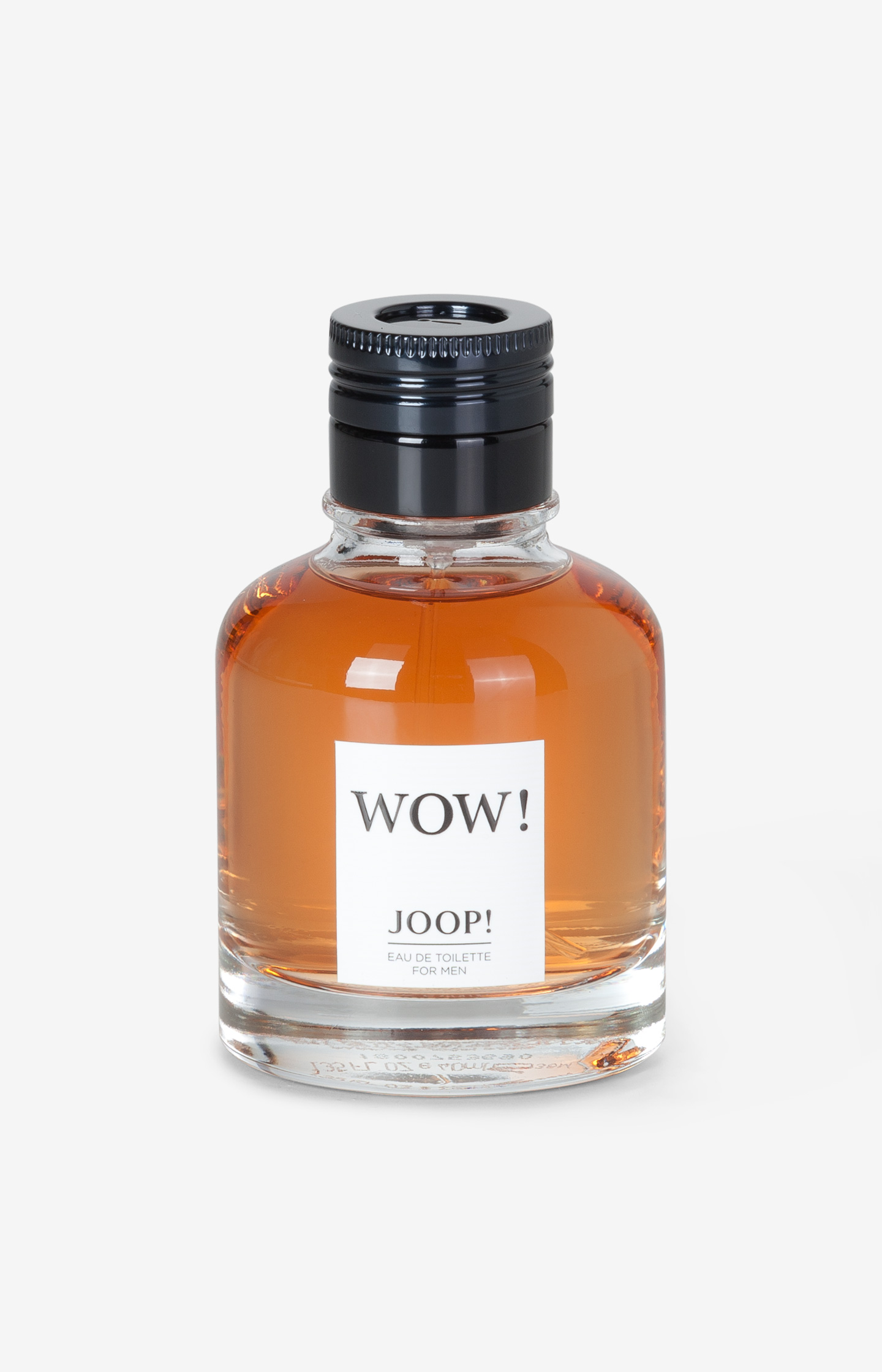 Front bottle shot with the white label panel