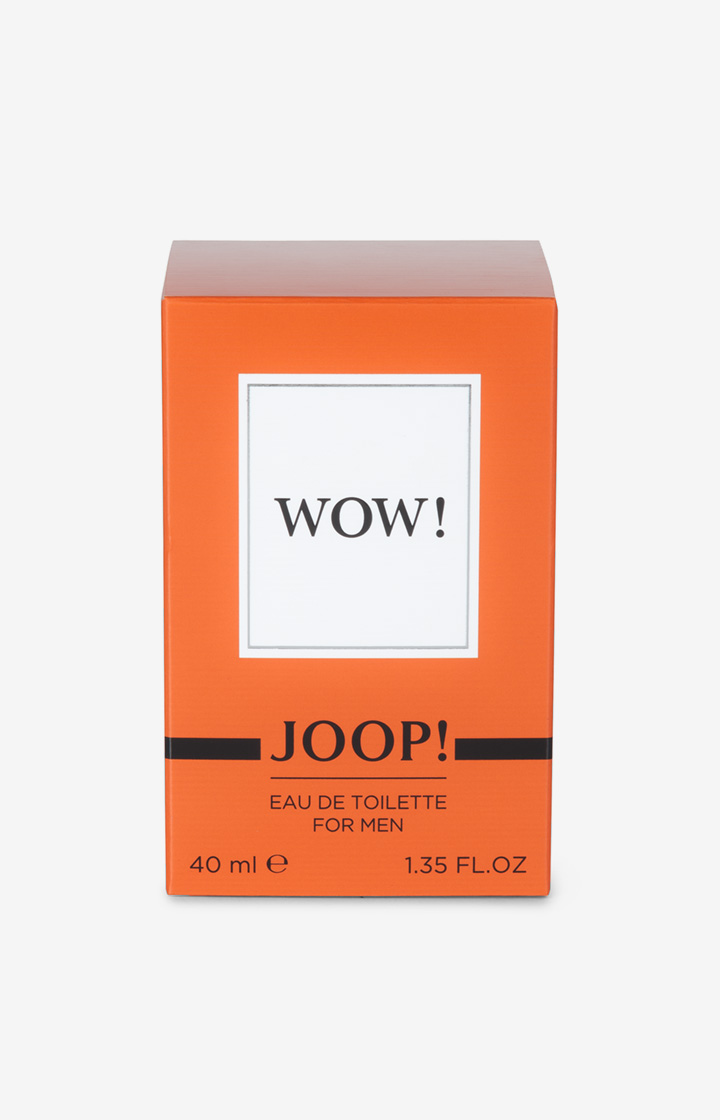 Carton close-up in the line's orange packaging