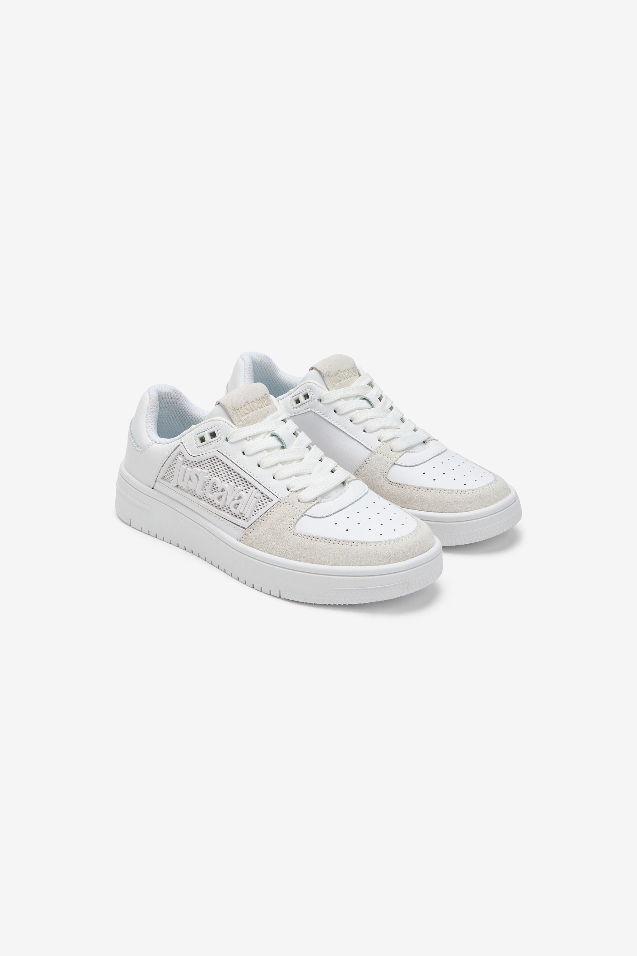 White Logo Detail Chunky Sneakers