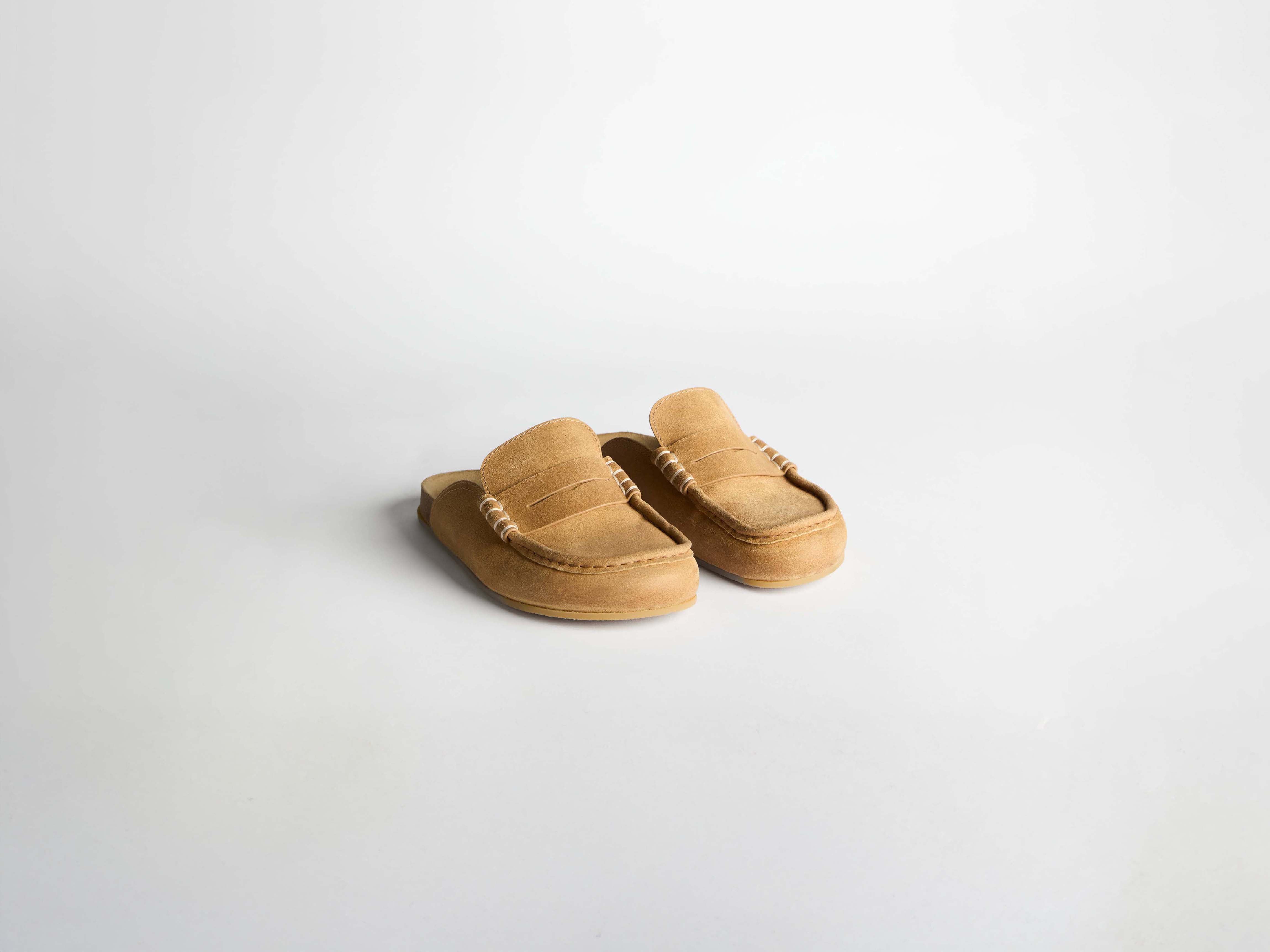 Stitch Loafer Mules