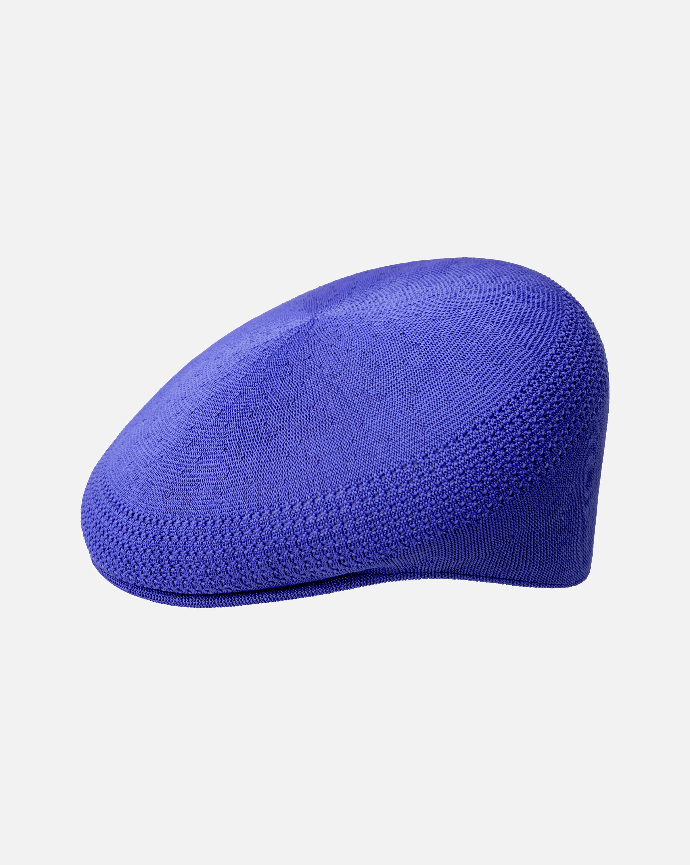 Blue-violet edition showing the perforated knit