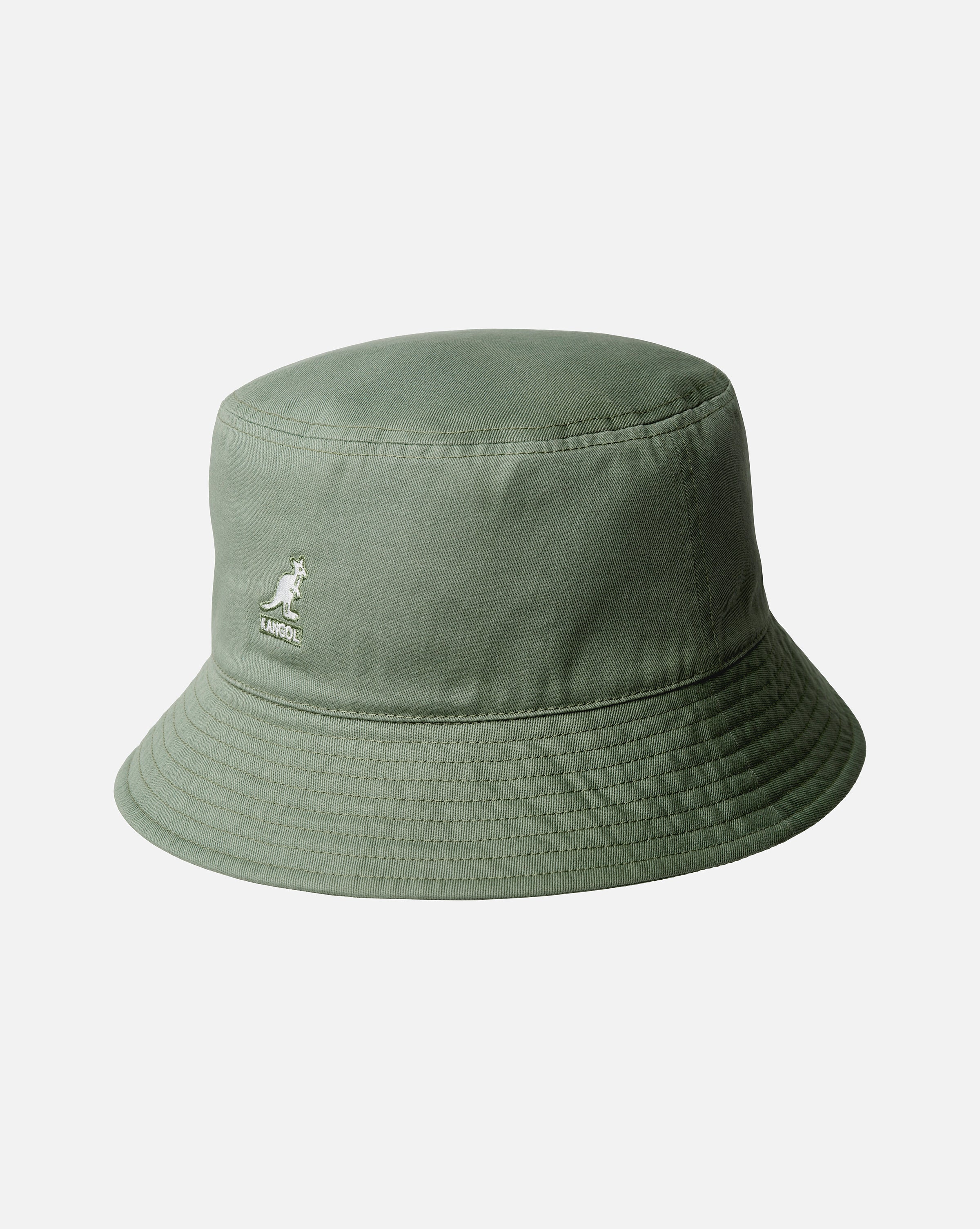 Sage green angled view