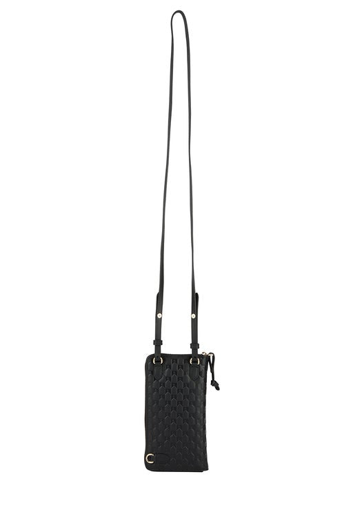 Phone-wallet companion piece in black
