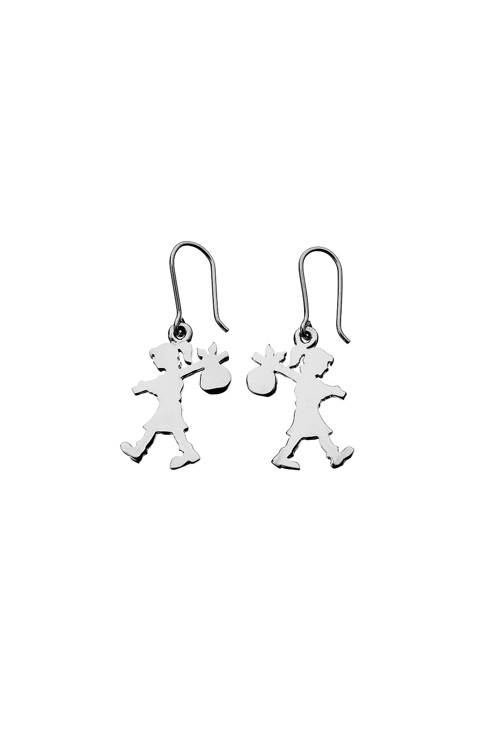 Sterling-silver earring pair