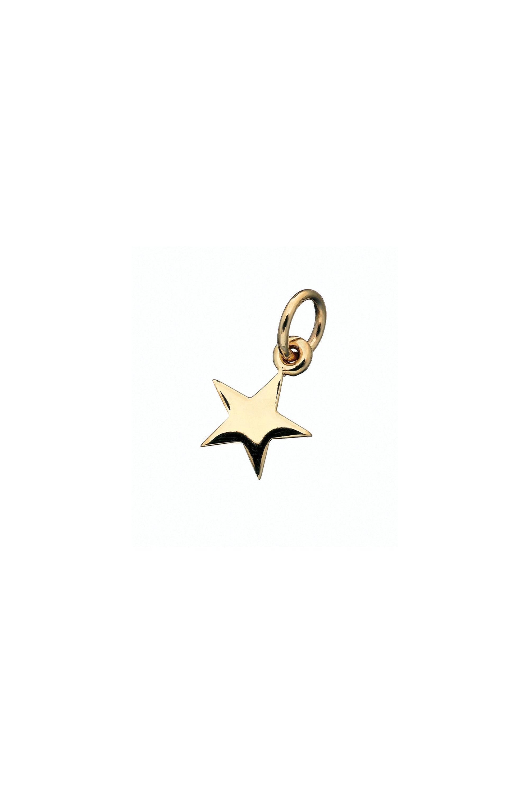 Gold-plated star charm