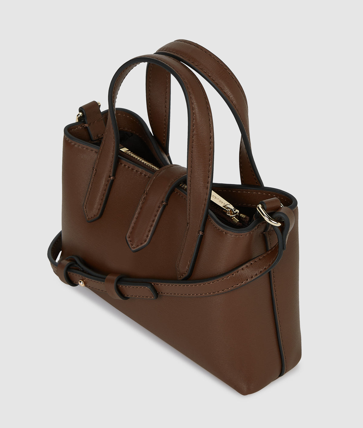 Side profile showing the compact gusset