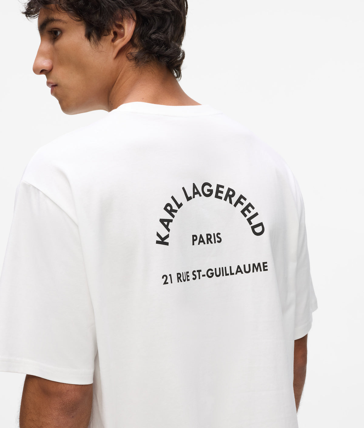 Close crop of the back graphic