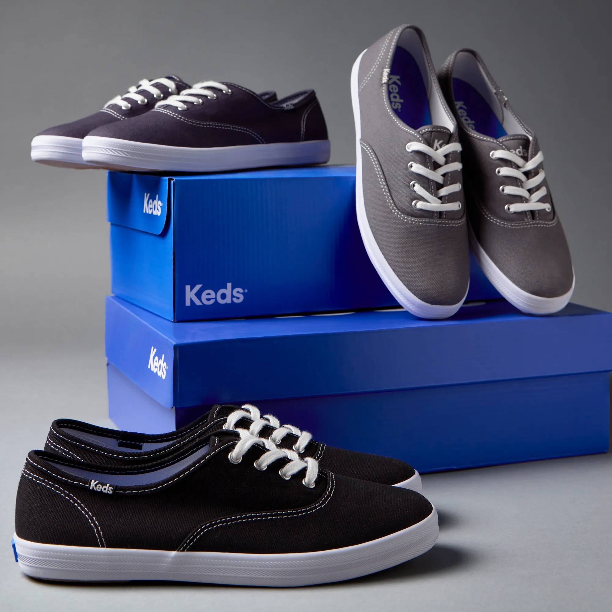 Studio grouping showing the low, pared-back silhouette