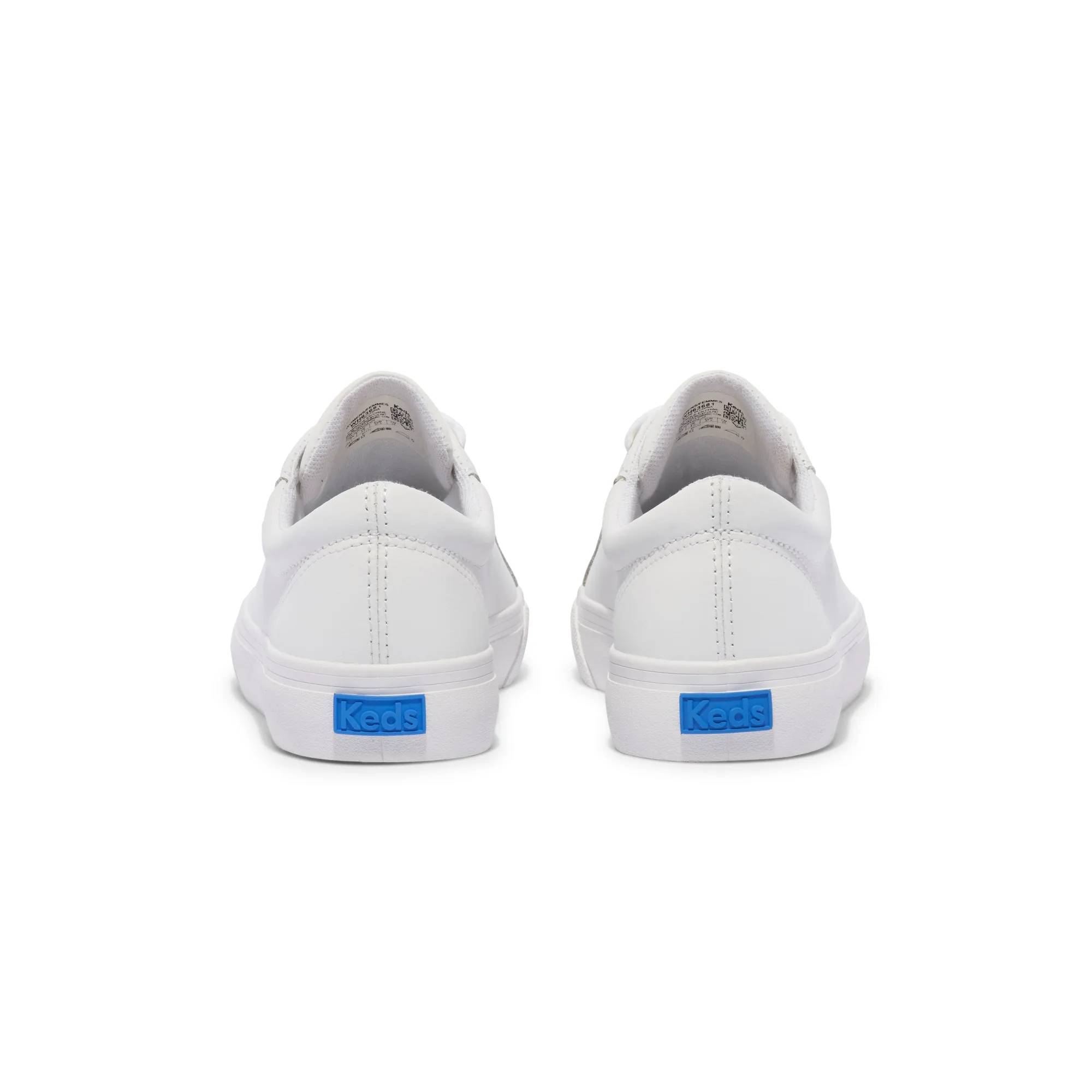 Rear angle showing the blue heel badge and clean back seam