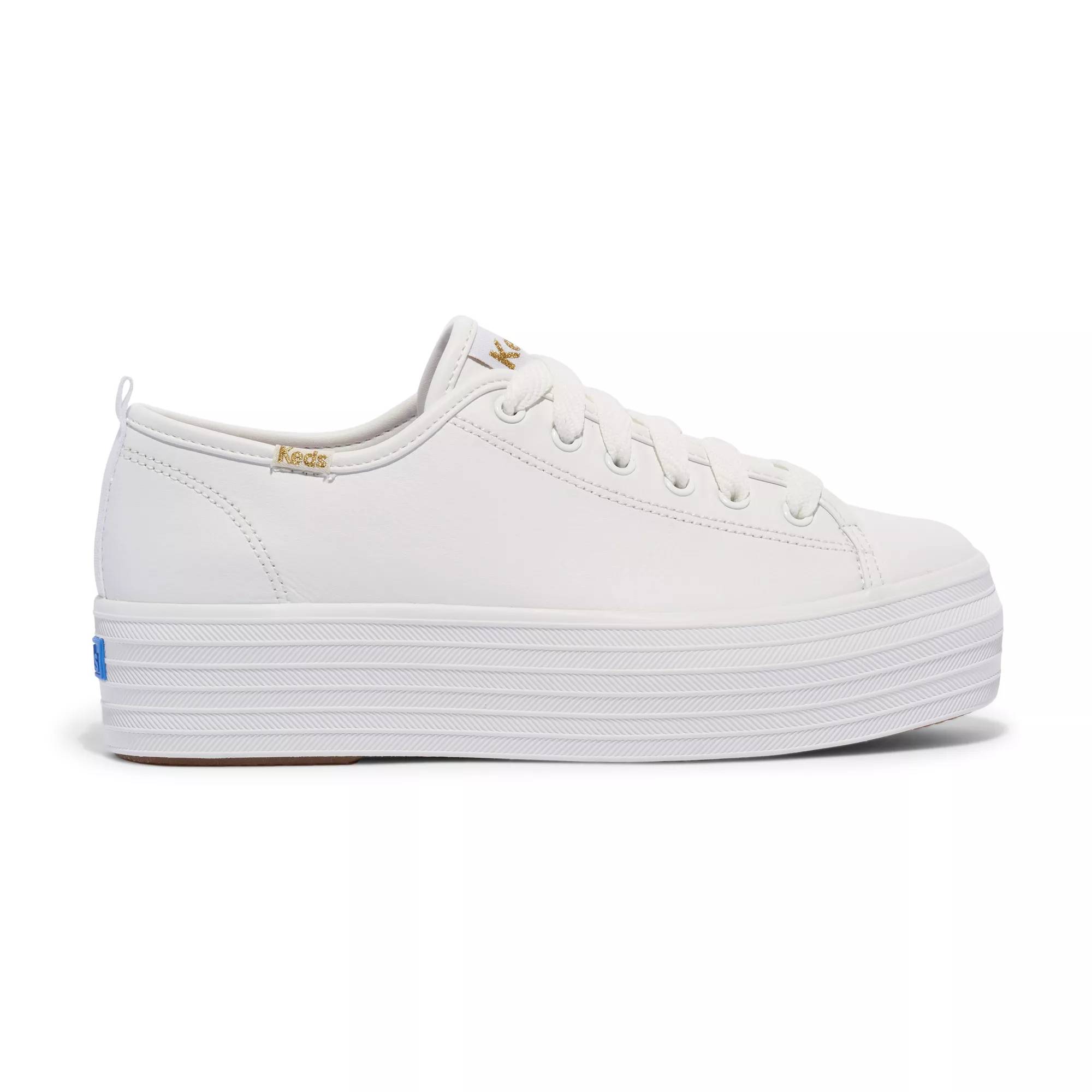 Triple Up Leather Lace-Up