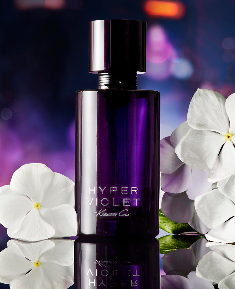 Hyper violet three-quarter angle