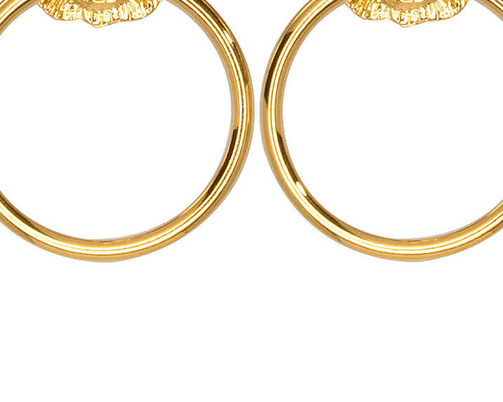 Lower crop isolating the polished circular hoop