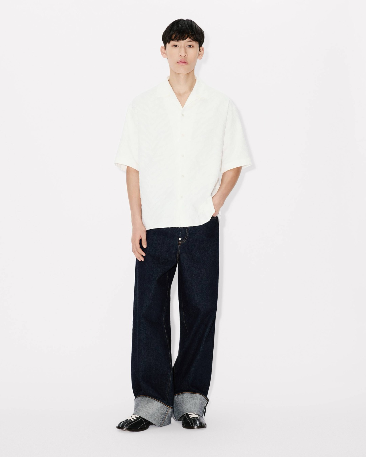 Cut and drape shown on body