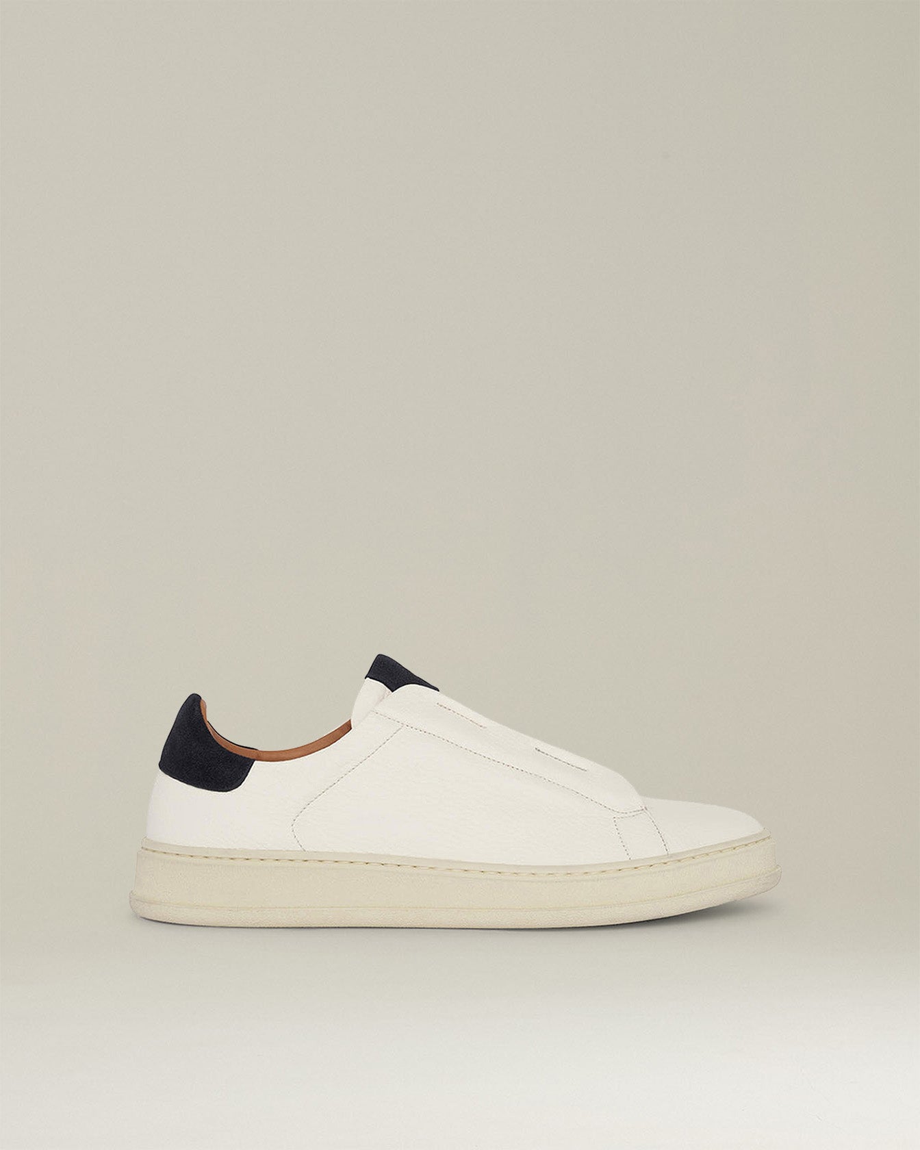 Premium Leather Slip-on Sneakers