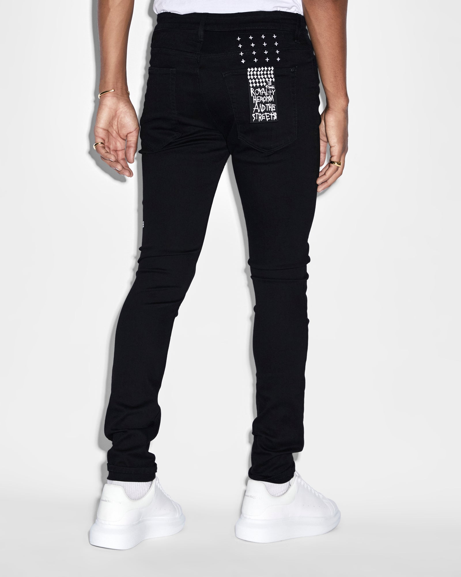 Van Winkle Black Rebel Skinny Denim Jeans