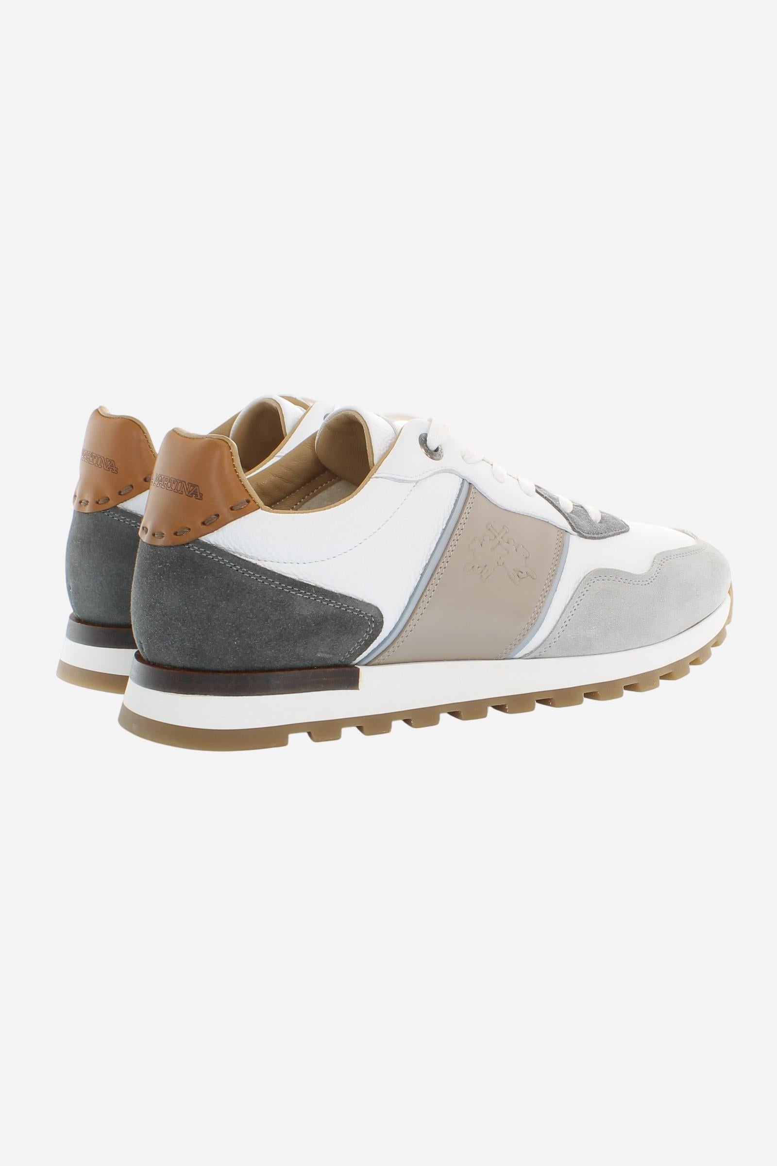 Men’s Heritage Sneakers in Hand-Patina Leather - Leathen