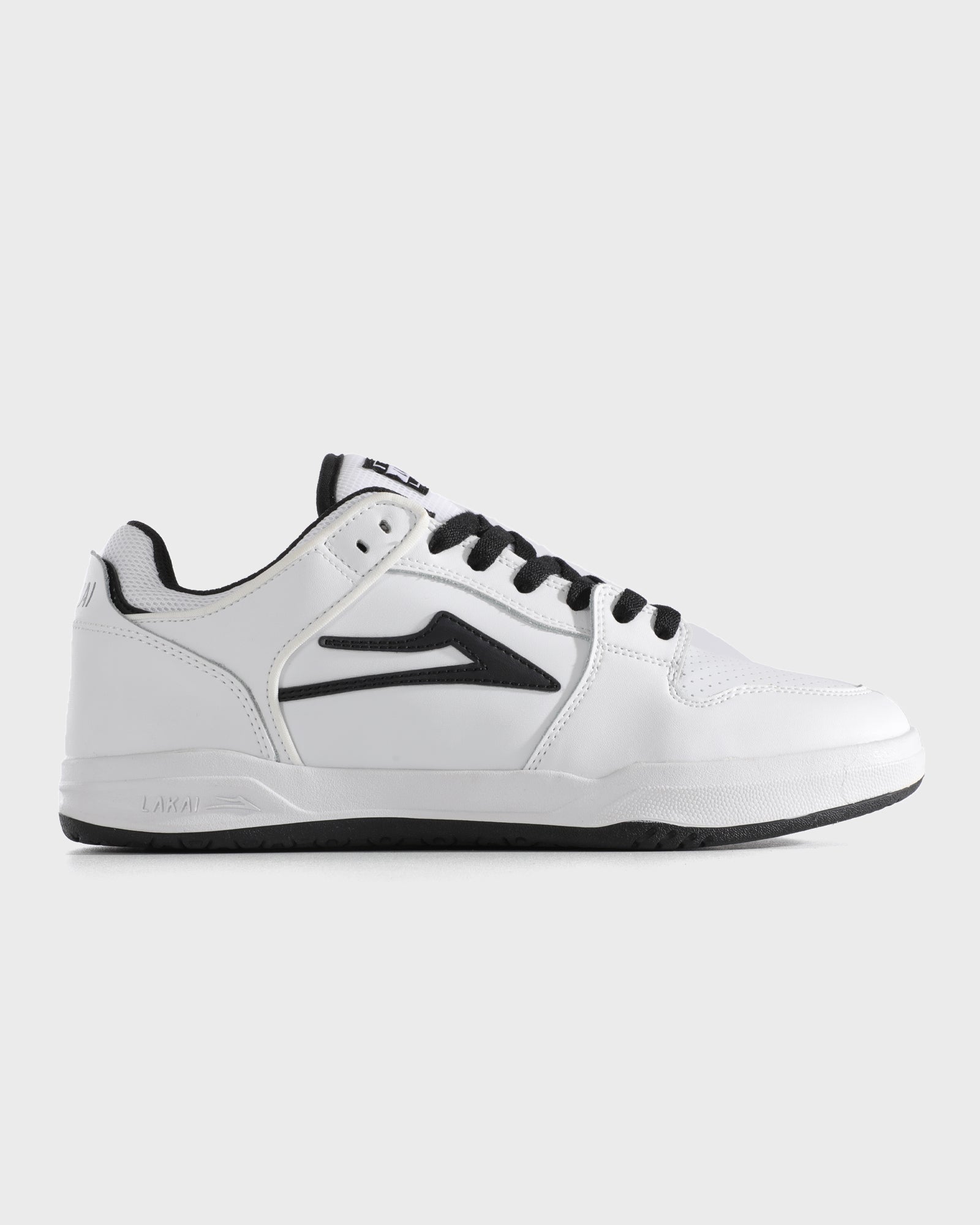 Telford Low - White/Black Leather