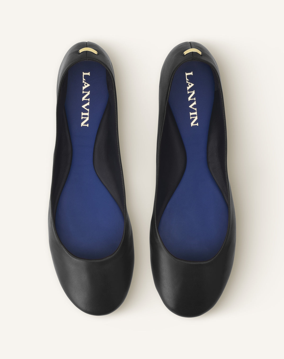 Top-down — the LANVIN-print Lanvin Blue insole