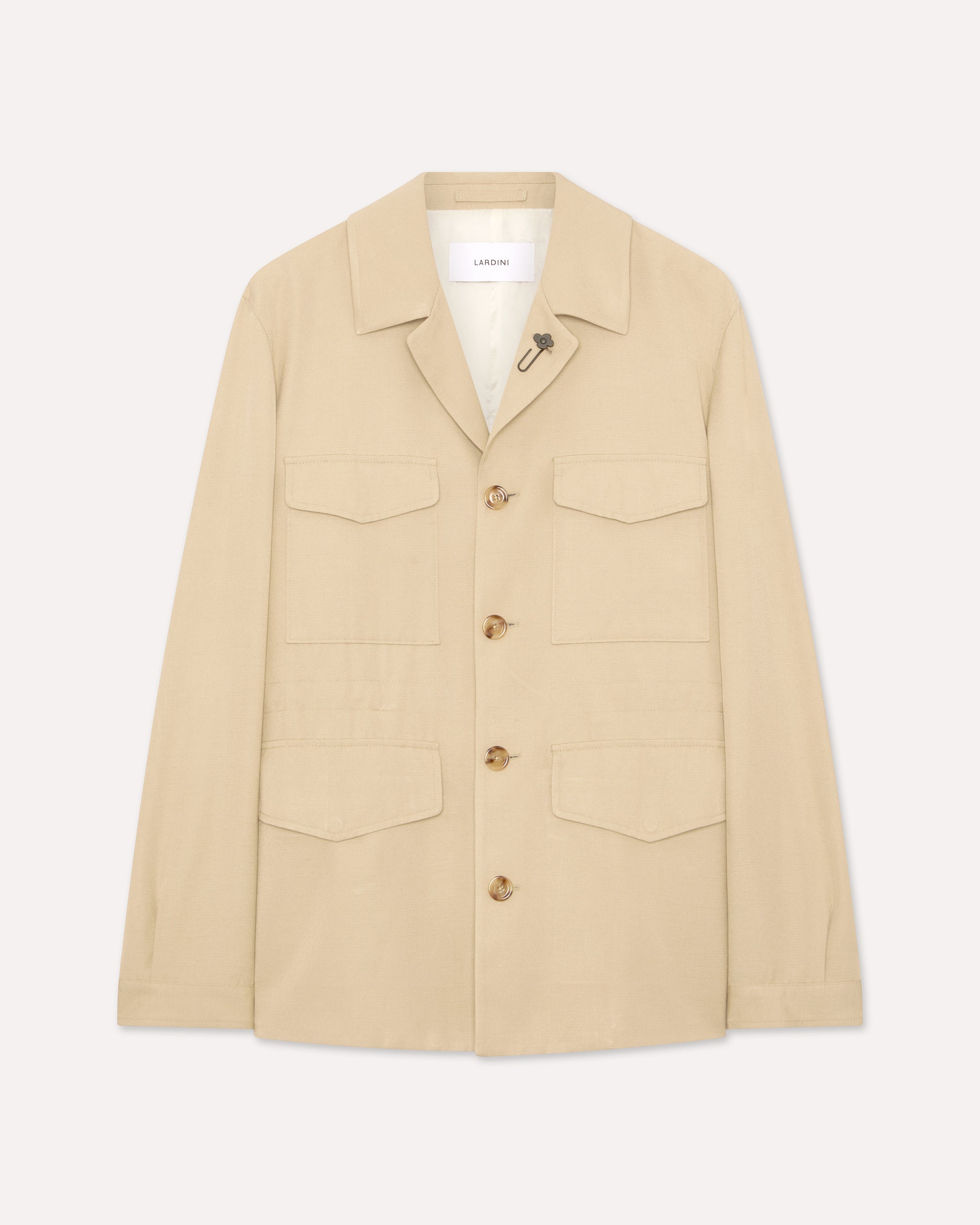 Field jacket camel in EcoVero