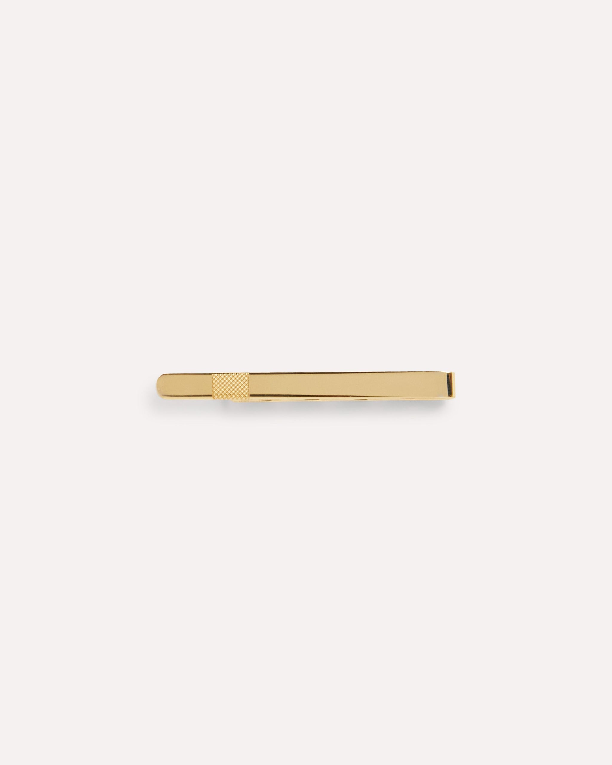 Lardini gold metal tie clip