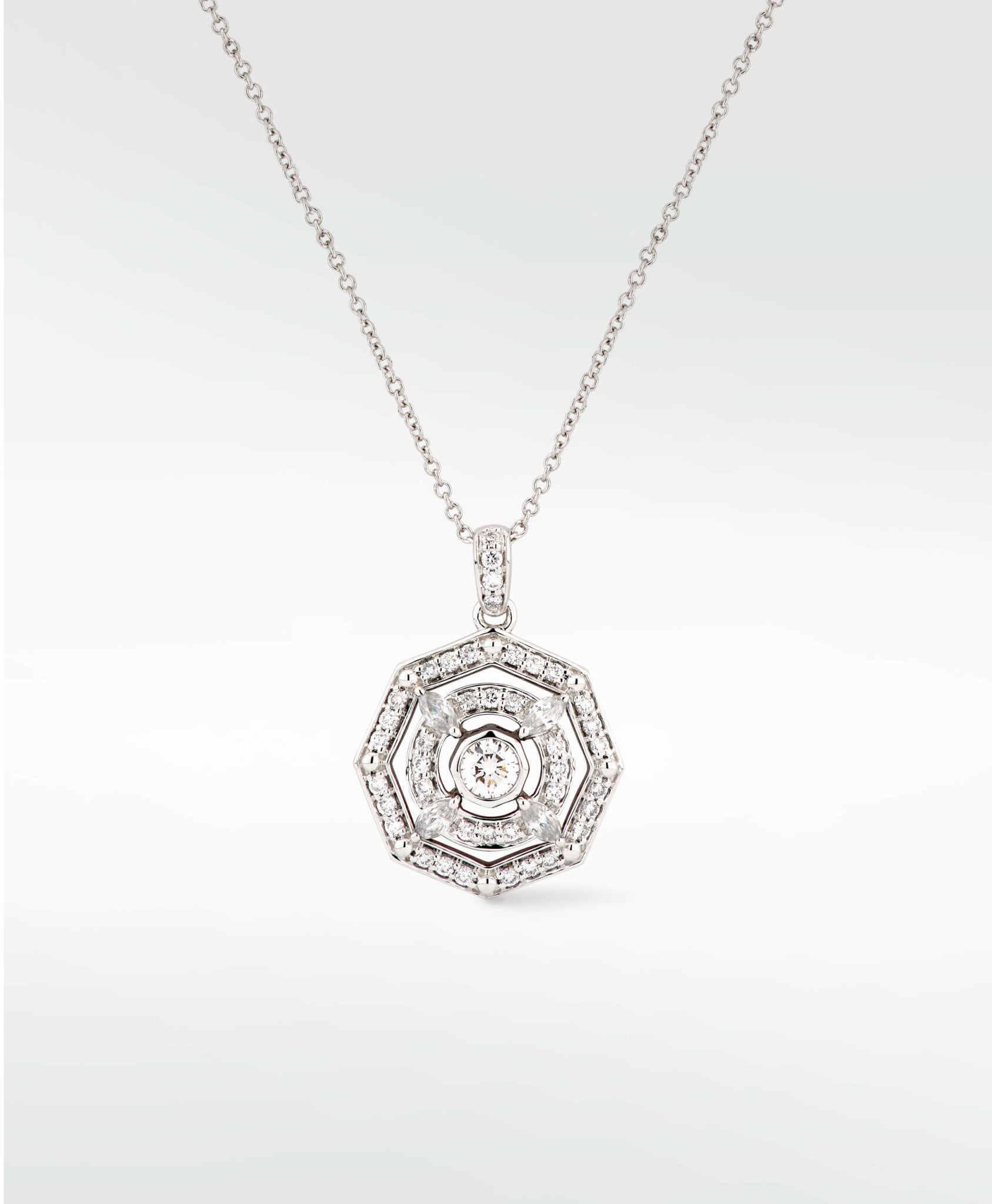 Aerides Diamond Pendant