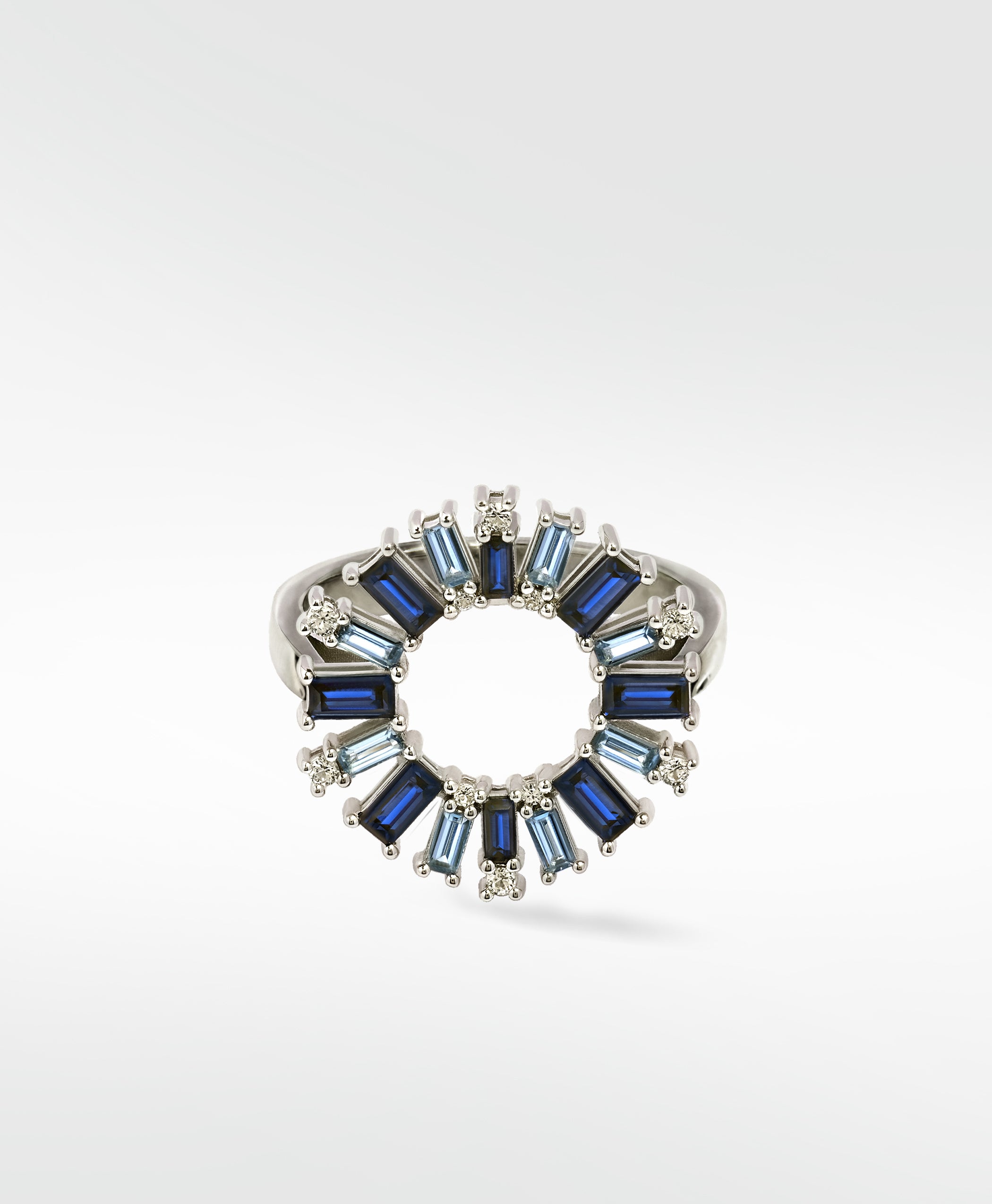 Blue Dahlia Ring