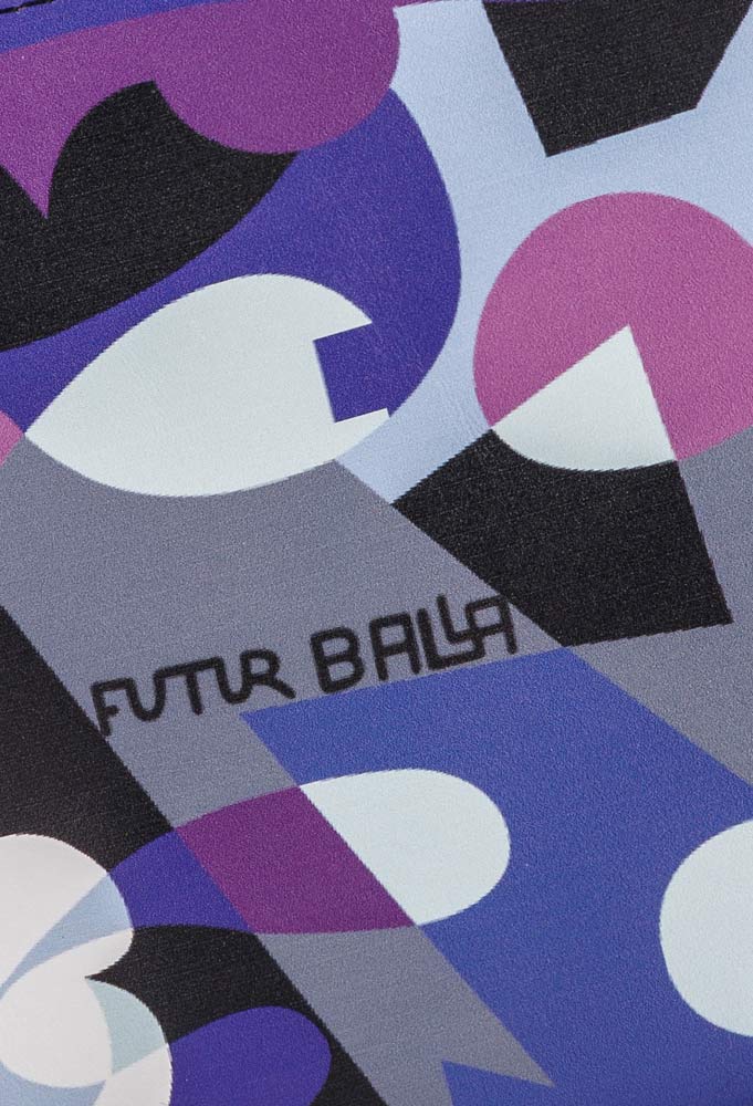 Material close-up of POCHETTE FUTURBALLA BLU