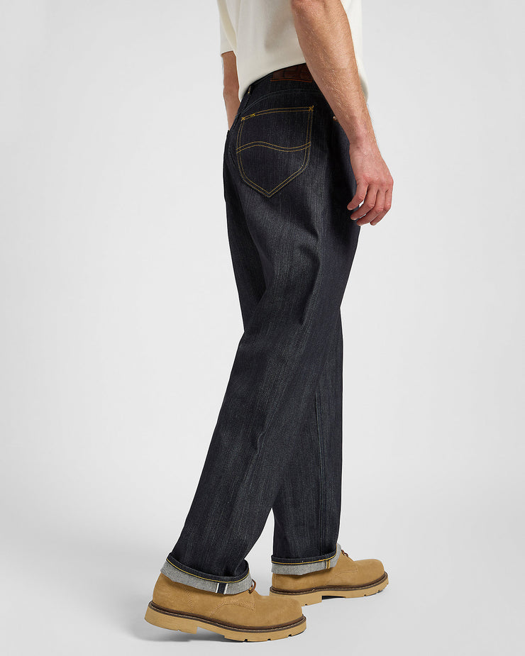 Front view showing the wider leg line