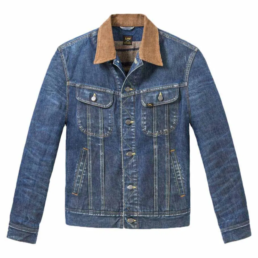 Dry blue jacket with the full silhouette visible
