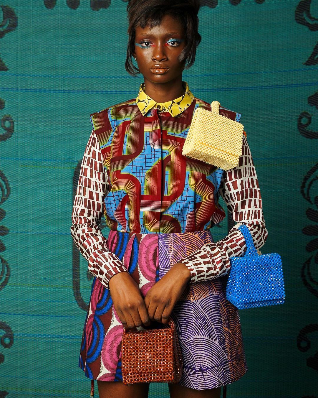 Beaded bag editorial