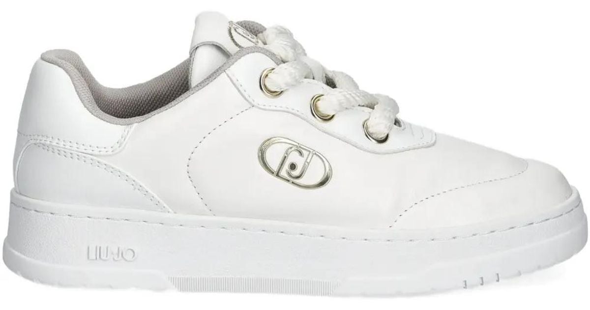 Logo-Detail Lace-Up Sneakers