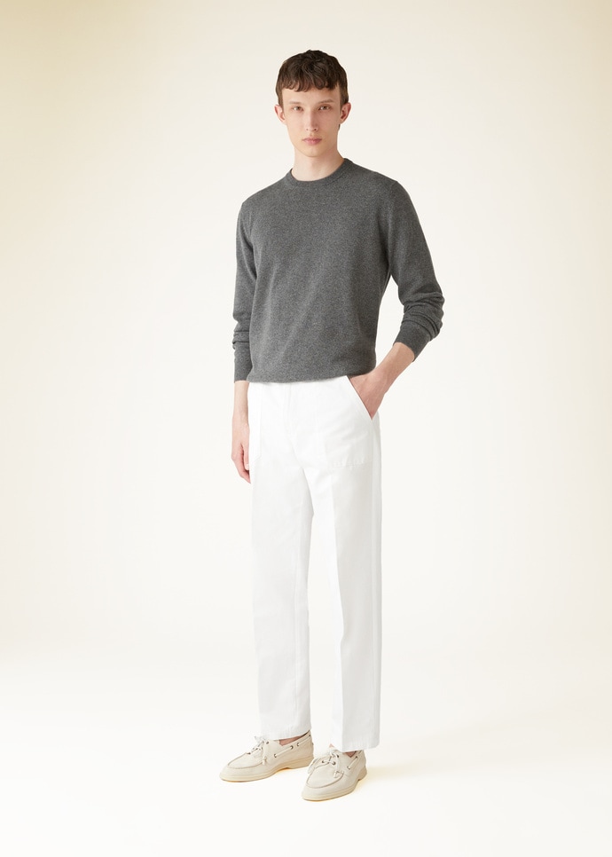 Worn — the clean classic-fit line