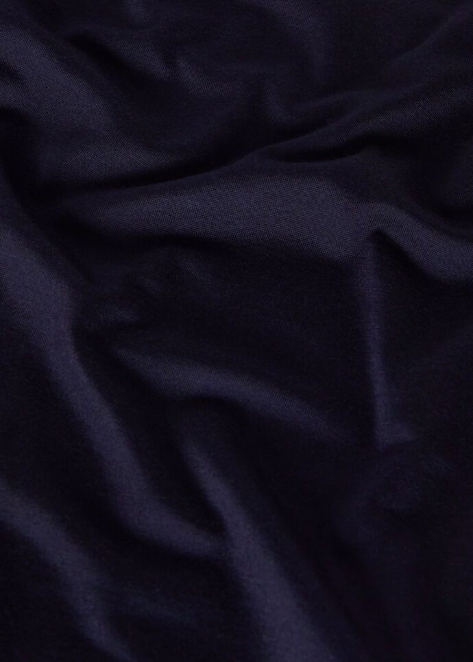 Closeup of the ultra-fine merino knit