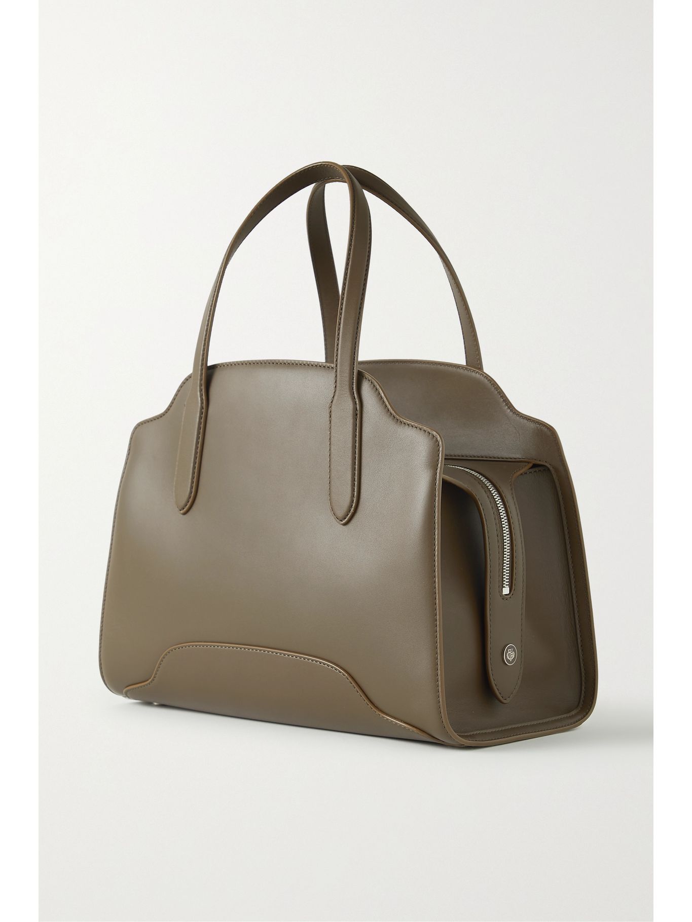 Back view of the structured tote