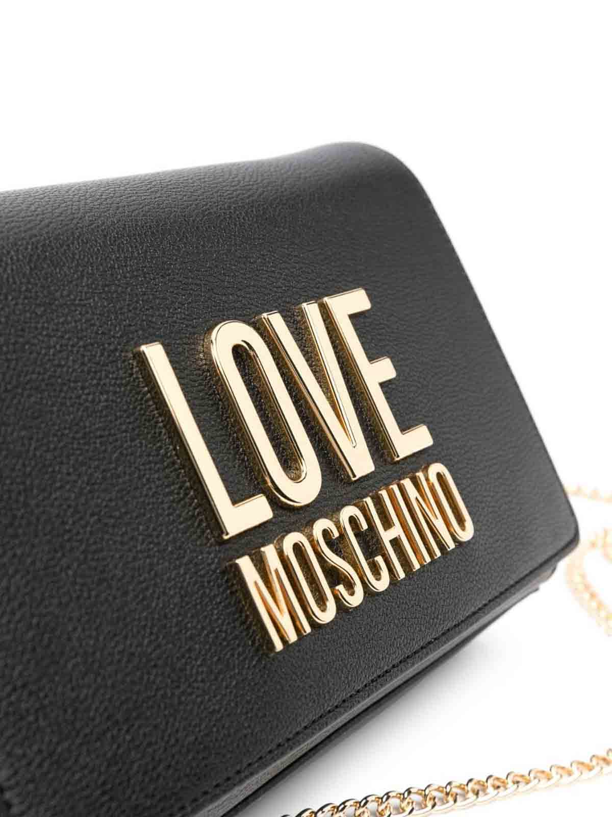 Love Moschino Logo-Plaque Crossbody Bag