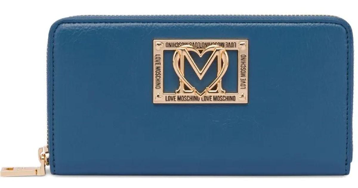 Love Moschino Logo-Plaque Wallet