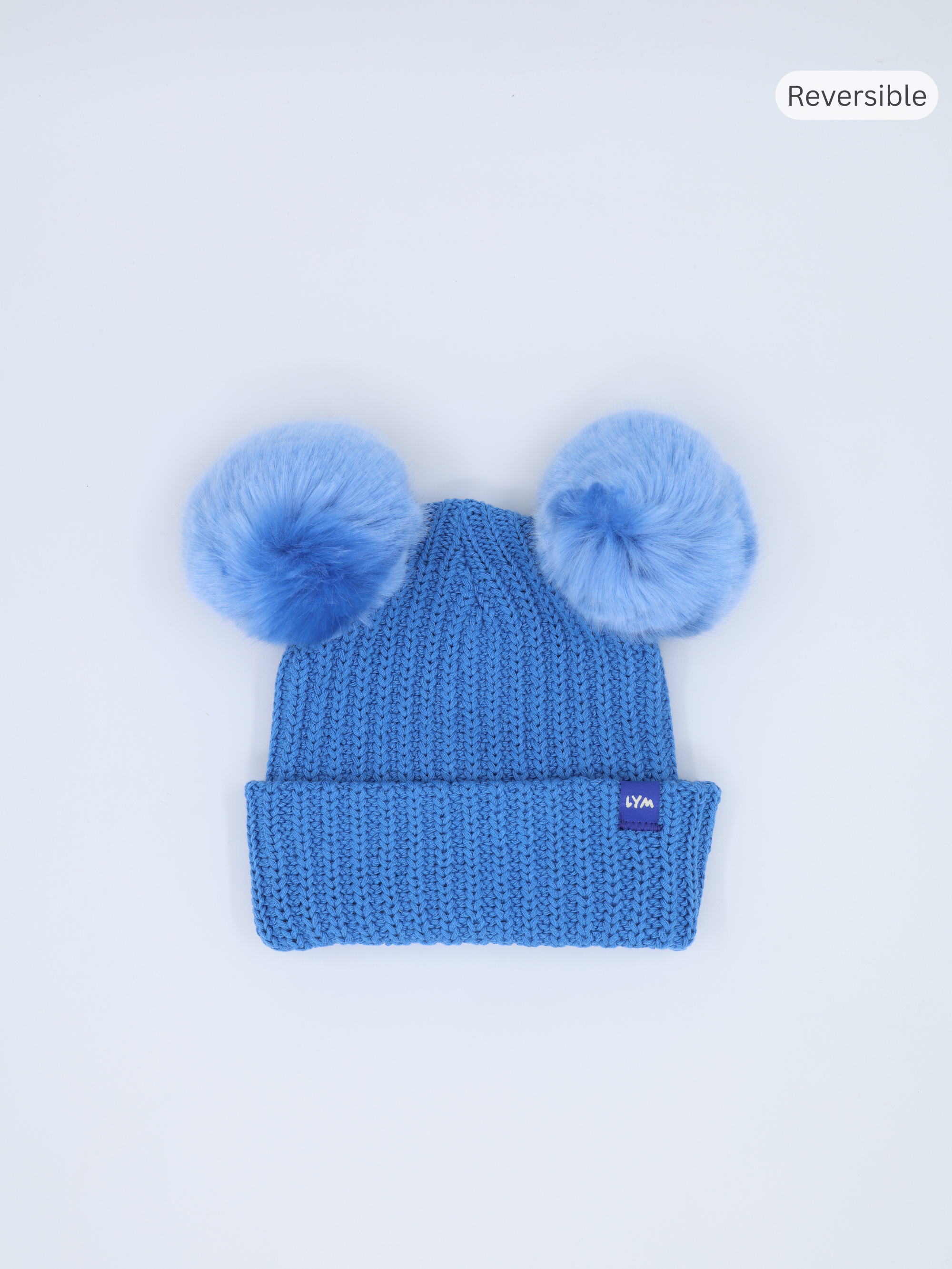 Monochrome Essential Double Pom Beanies