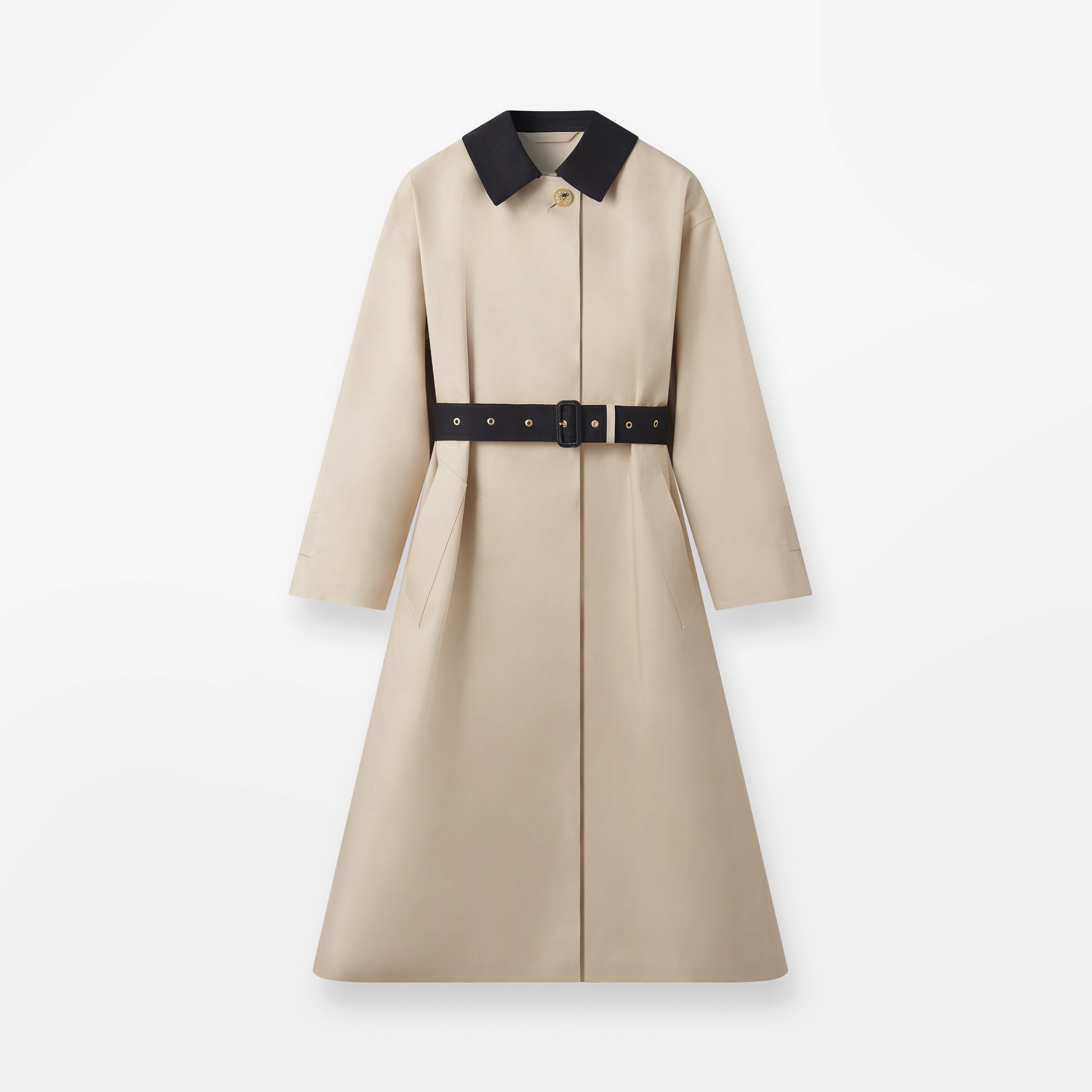 Belted Bowland Rubberised Trench Coat