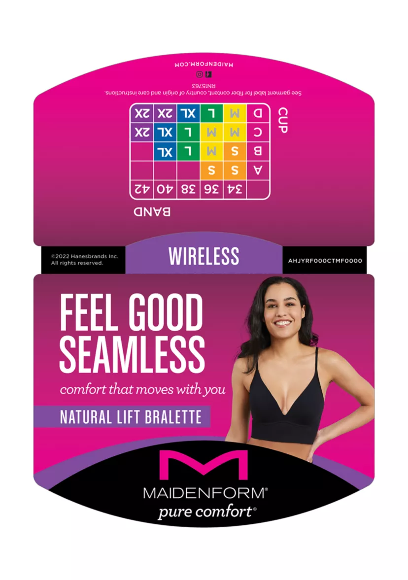 Belk packshot showing the wireless longline shape
