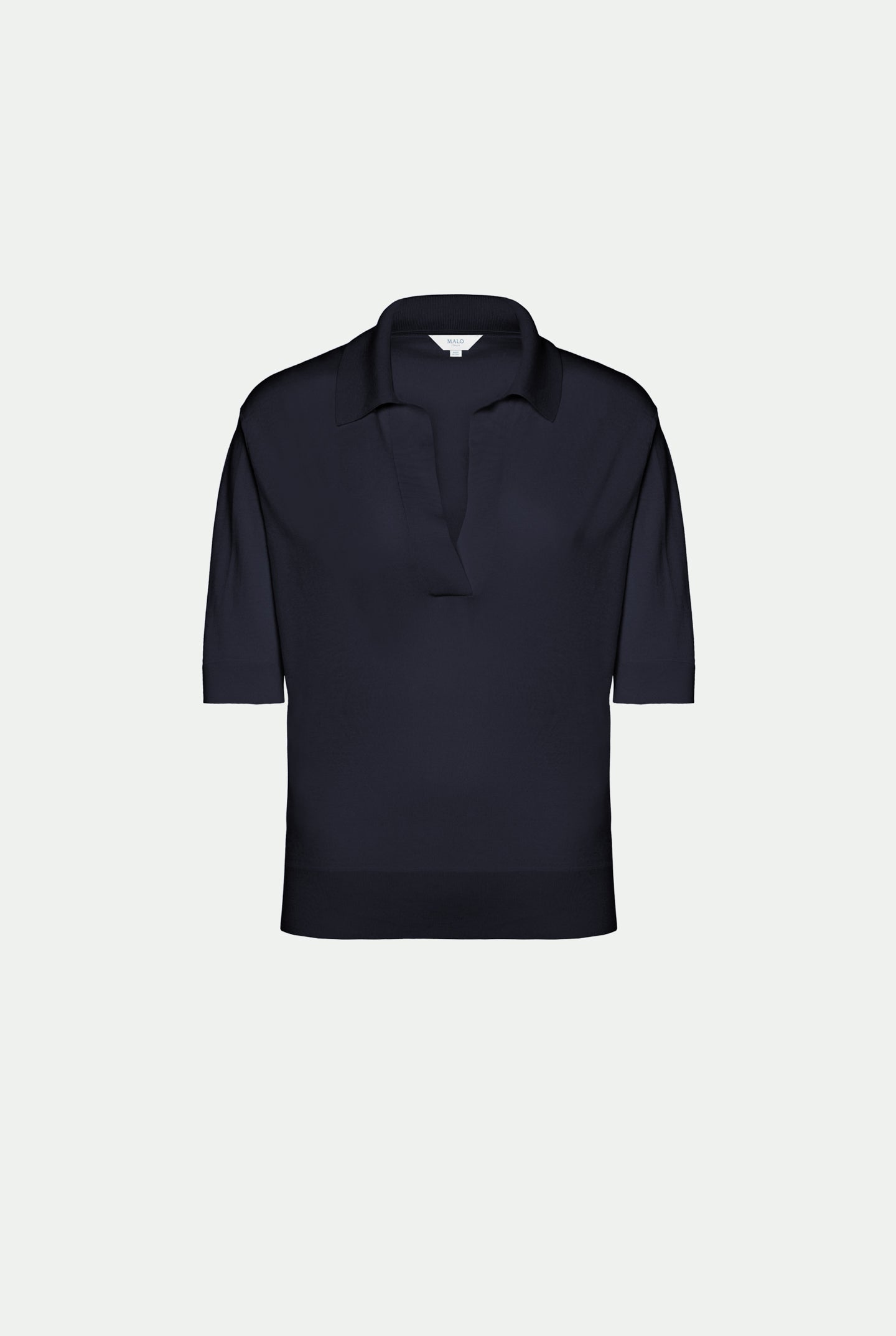 Polo in luxury cashmere silk