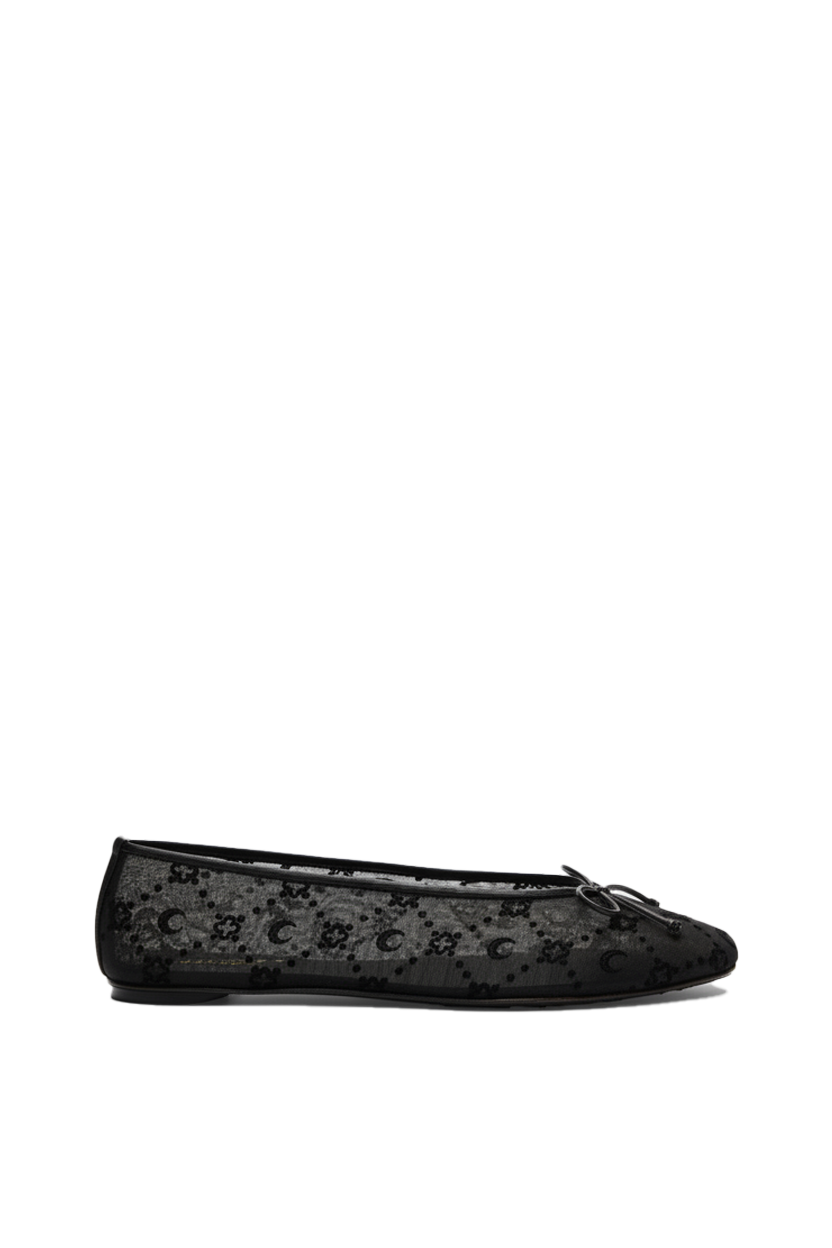 MOONOGRAM MESH FLOCK Marine Serre FLATS
