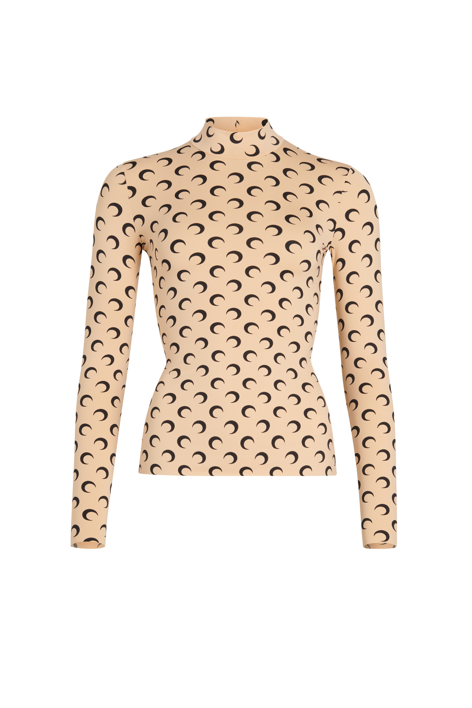 Back view of the second-skin top