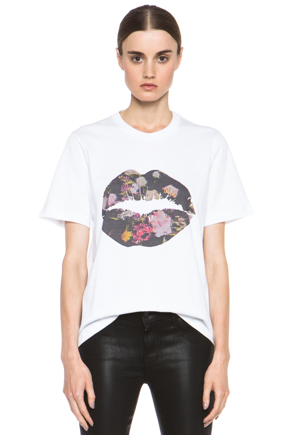 Floral Smacker Lip Tee