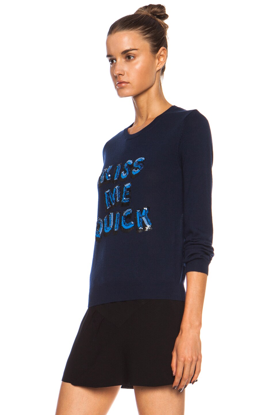 Kiss Me Quick Sequin Grace Merino Wool Jumper