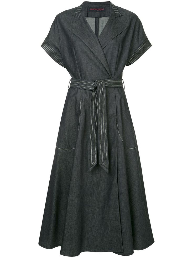 Denim Wrap Dress