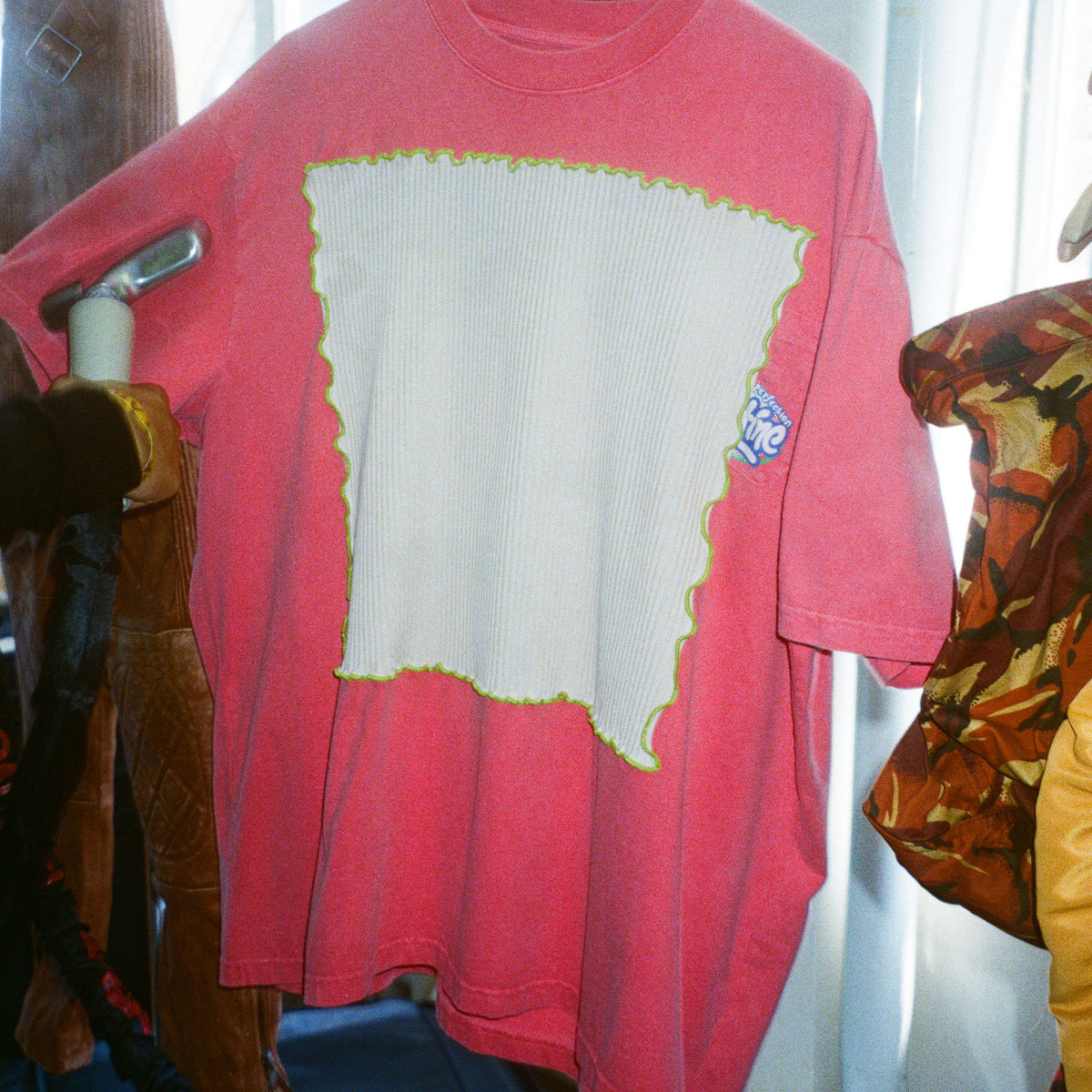 Window T-Shirt in Hot Pink