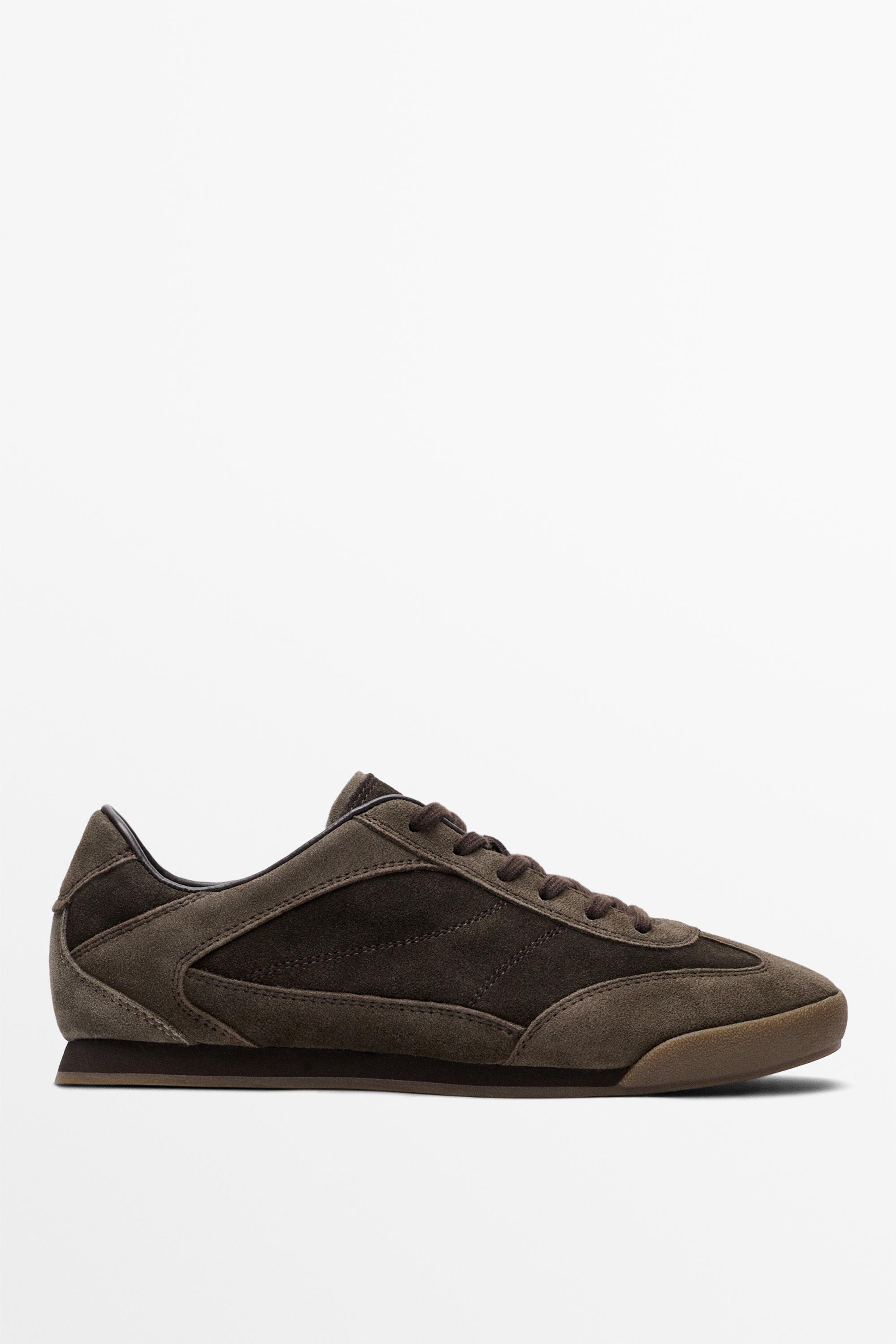 Brown and suede variant with contrast paneling
