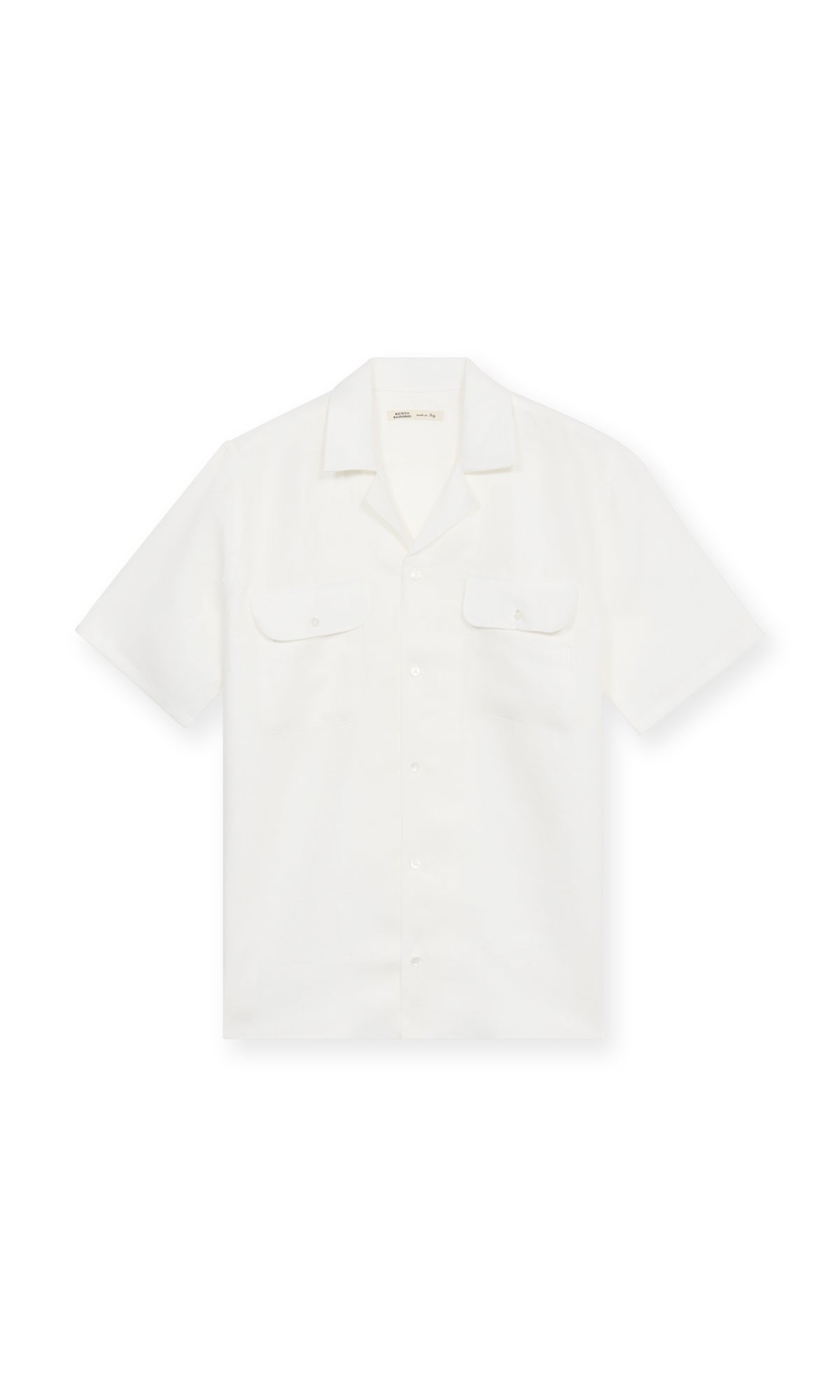 Bowling Shirt In Italian Linen